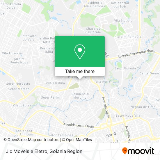 Jlc Moveis e Eletro map