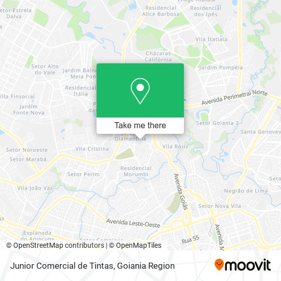 Junior Comercial de Tintas map