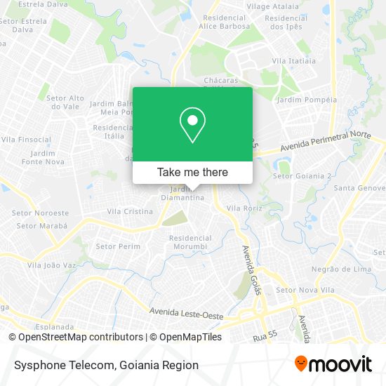 Mapa Sysphone Telecom