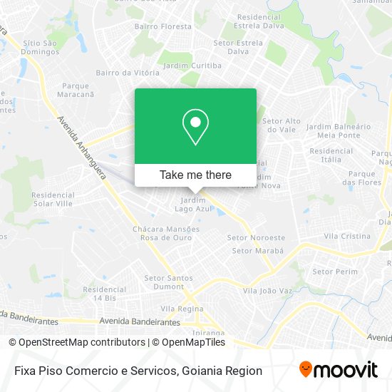 Mapa Fixa Piso Comercio e Servicos