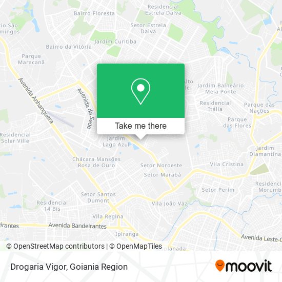 Drogaria Vigor map