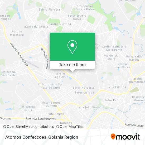 Atomos Confeccoes map