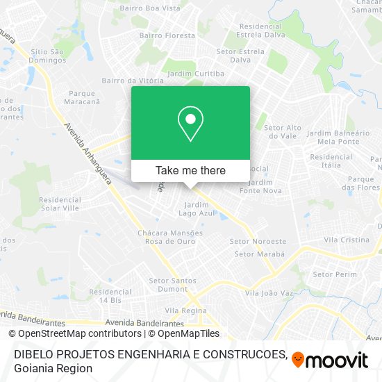 DIBELO PROJETOS ENGENHARIA E CONSTRUCOES map