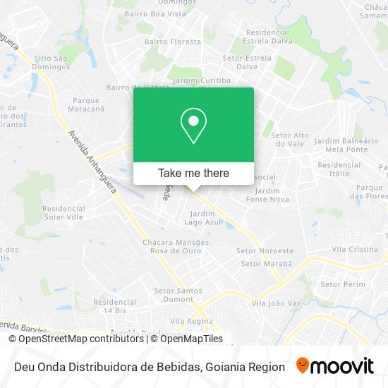 Deu Onda Distribuidora de Bebidas map