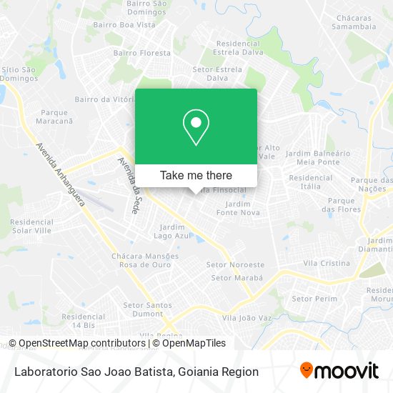 Laboratorio Sao Joao Batista map