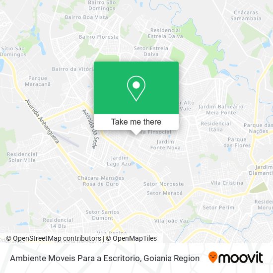 Ambiente Moveis Para a Escritorio map