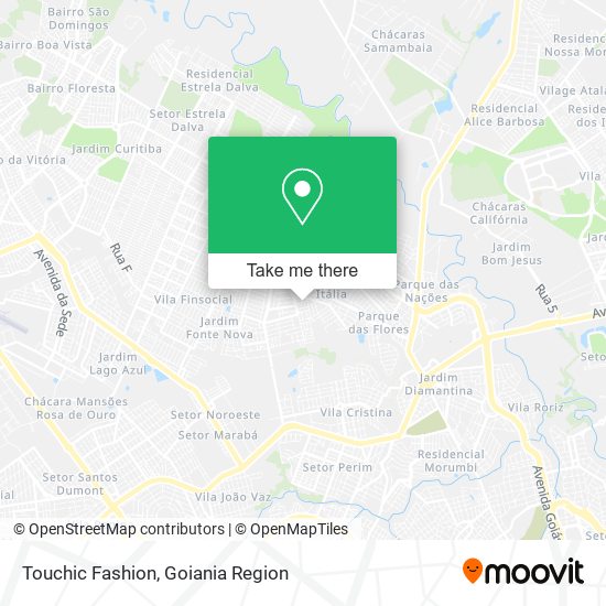 Mapa Touchic Fashion