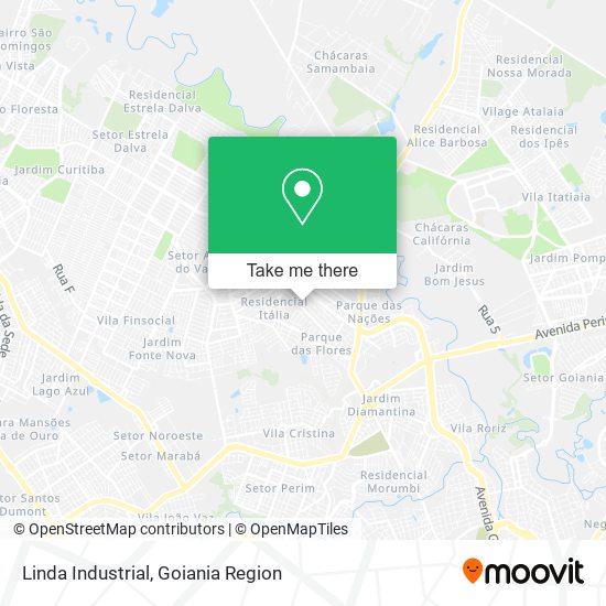 Linda Industrial map