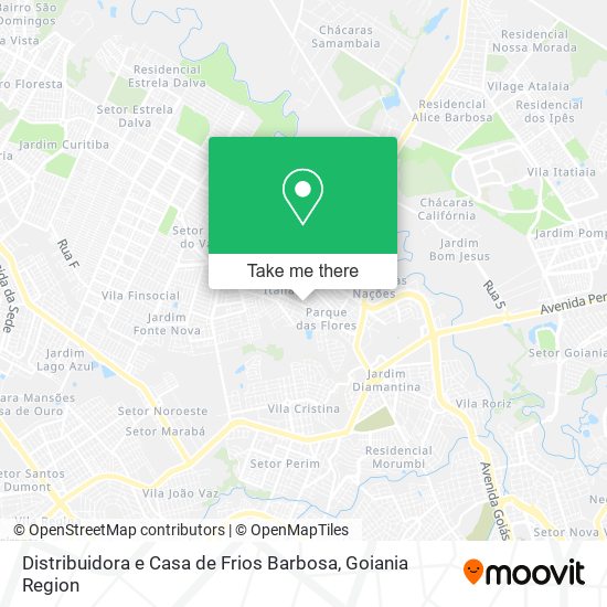 Distribuidora e Casa de Frios Barbosa map