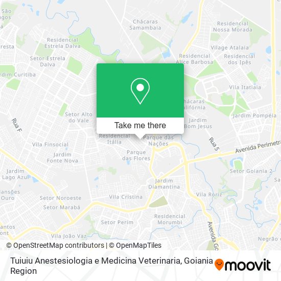 Tuiuiu Anestesiologia e Medicina Veterinaria map