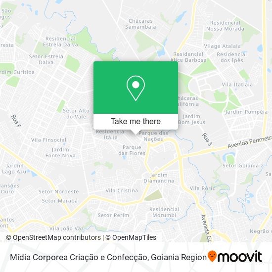 Mídia Corporea Criação e Confecção map