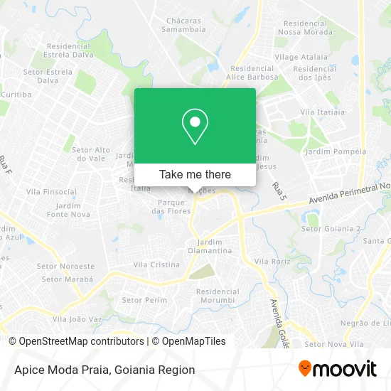 Apice Moda Praia map