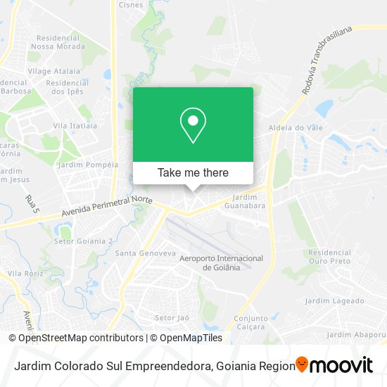 Jardim Colorado Sul Empreendedora map