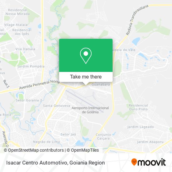 Mapa Isacar Centro Automotivo