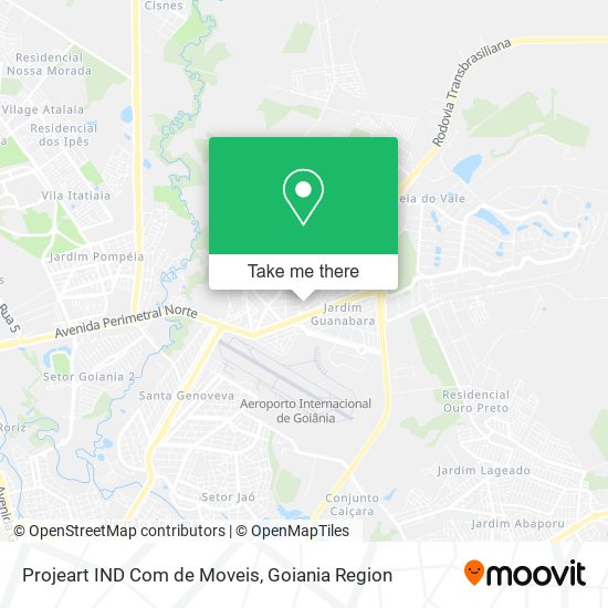 Projeart IND Com de Moveis map