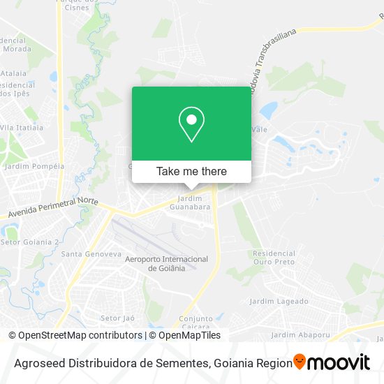 Mapa Agroseed Distribuidora de Sementes