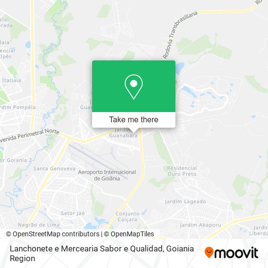 Lanchonete e Mercearia Sabor e Qualidad map