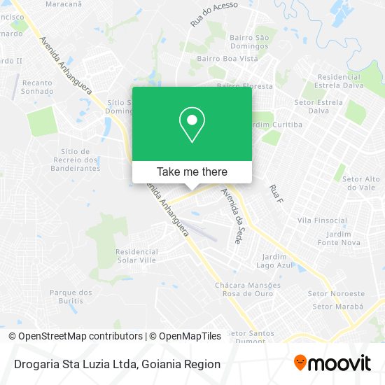 Mapa Drogaria Sta Luzia Ltda