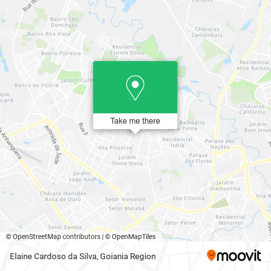 Elaine Cardoso da Silva map