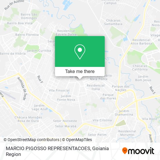 MARCIO PIGOSSO REPRESENTACOES map