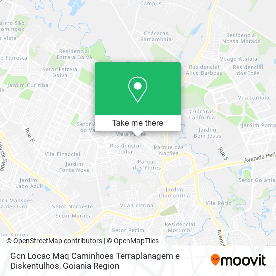 Gcn Locac Maq Caminhoes Terraplanagem e Diskentulhos map