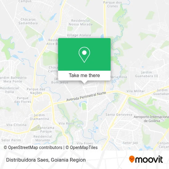 Distribuidora Saes map