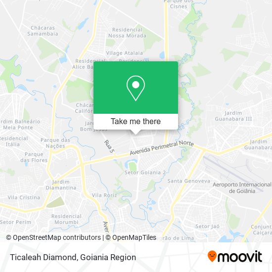 Ticaleah Diamond map