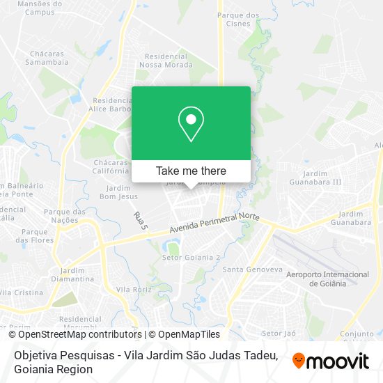 Mapa Objetiva Pesquisas - Vila Jardim São Judas Tadeu