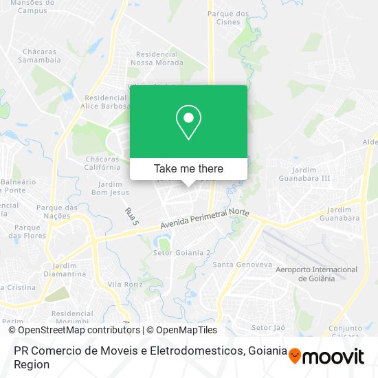 Mapa PR Comercio de Moveis e Eletrodomesticos