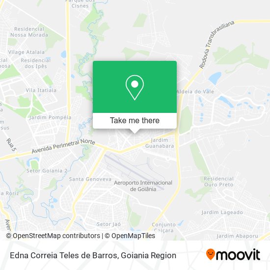 Mapa Edna Correia Teles de Barros