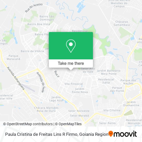 Paula Cristina de Freitas Lins R Firmo map