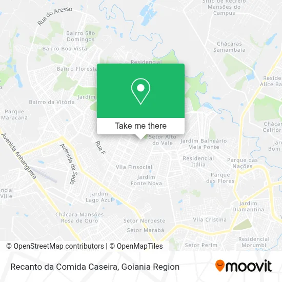 Recanto da Comida Caseira map