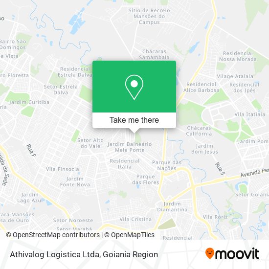Mapa Athivalog Logistica Ltda
