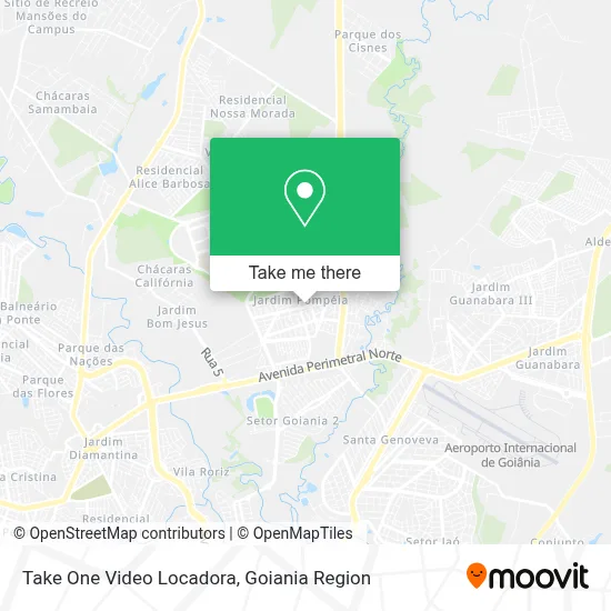 Take One Video Locadora map