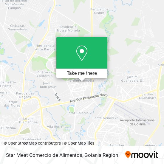 Star Meat Comercio de Alimentos map