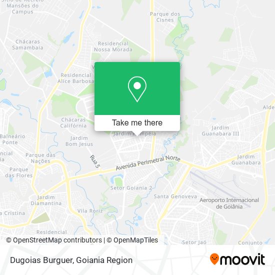 Dugoias Burguer map