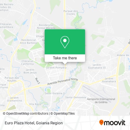 Mapa Euro Plaza Hotel