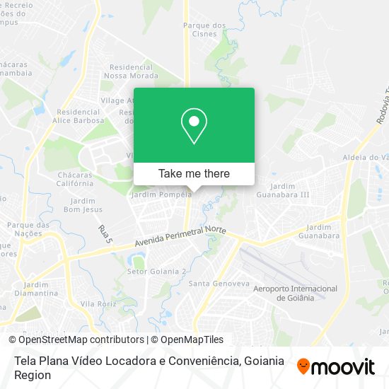 Tela Plana Vídeo Locadora e Conveniência map
