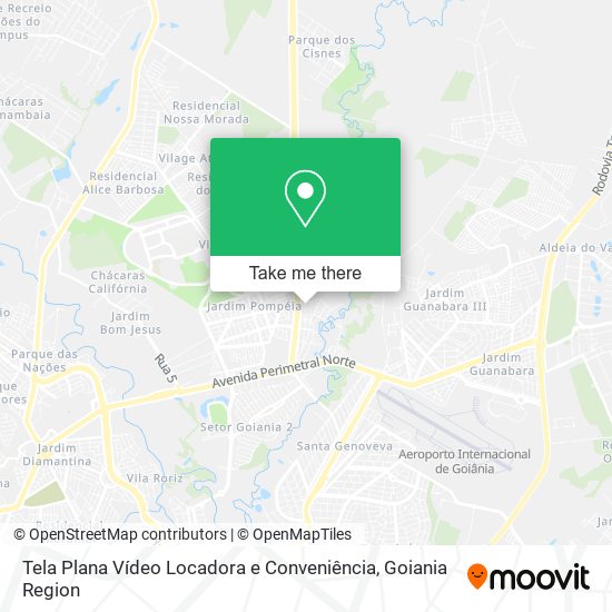 Mapa Tela Plana Vídeo Locadora e Conveniência