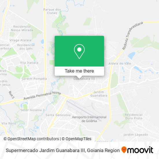 Mapa Supermercado Jardim Guanabara III