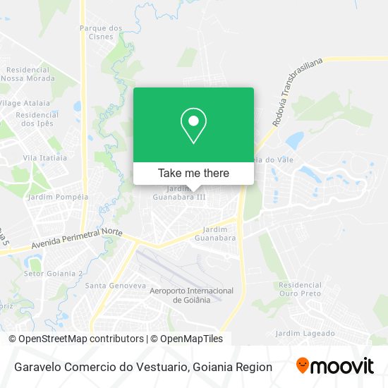 Garavelo Comercio do Vestuario map