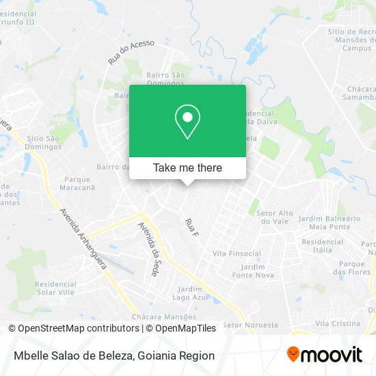 Mbelle Salao de Beleza map
