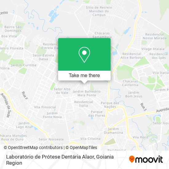 Laboratório de Prótese Dentária Alaor map