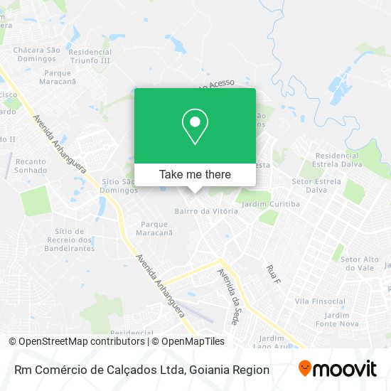 Rm Comércio de Calçados Ltda map