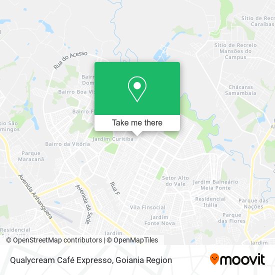 Mapa Qualycream Café Expresso