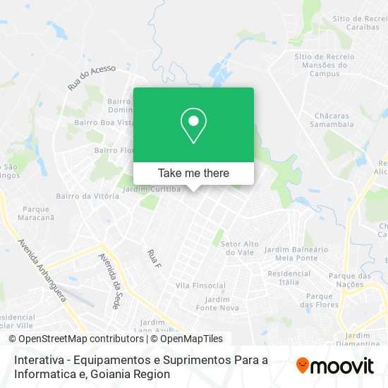 Mapa Interativa - Equipamentos e Suprimentos Para a Informatica e