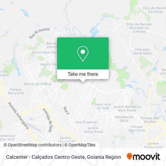 Calcenter - Calçados Centro-Oeste map