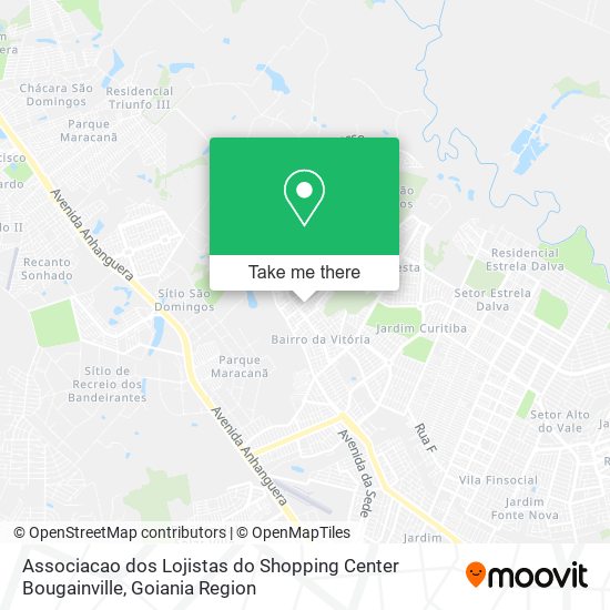 Mapa Associacao dos Lojistas do Shopping Center Bougainville