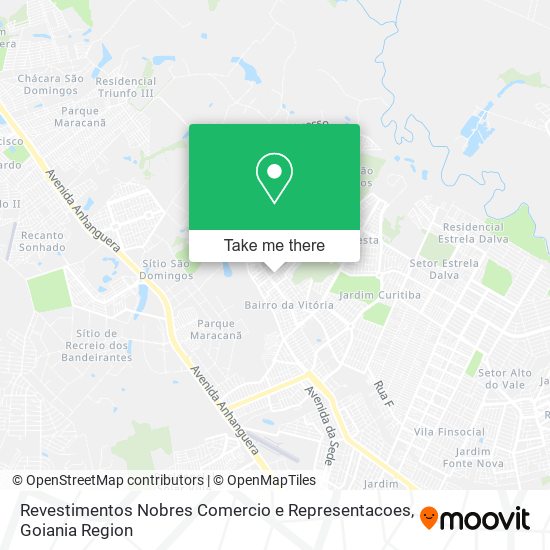 Revestimentos Nobres Comercio e Representacoes map