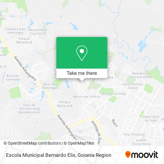 Mapa Escola Municipal Bernardo Elis